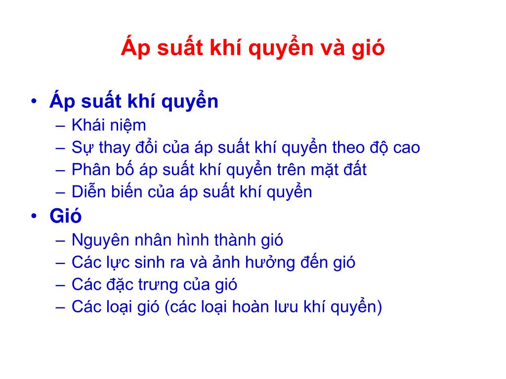 Áp suất khí quyển và sự hình thành gió: Mối liên hệ then chốt