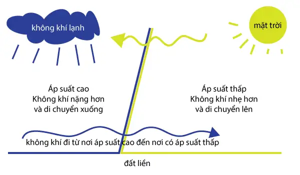 Nguồn gốc của gió: Áp suất khí quyển và sự chênh lệch nhiệt độ