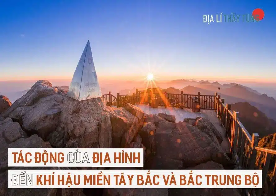 Địa hình và ảnh hưởng của nó đến hướng và cường độ gió mùa